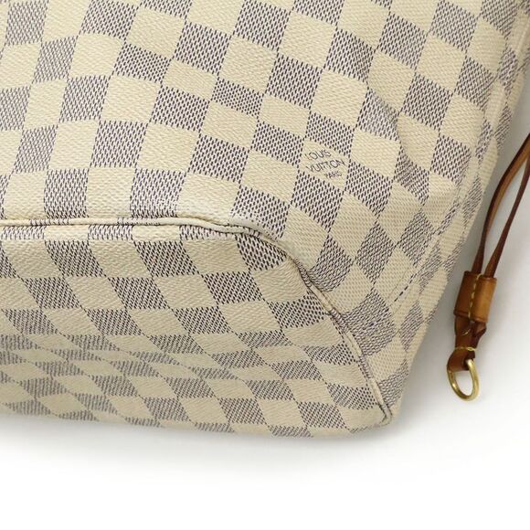 Louis Vuitton Damier Azur Neverfull MM Tote Bag - Picture 3 of 7